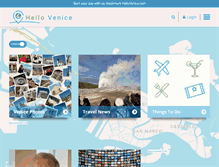 Tablet Screenshot of hellovenice.com